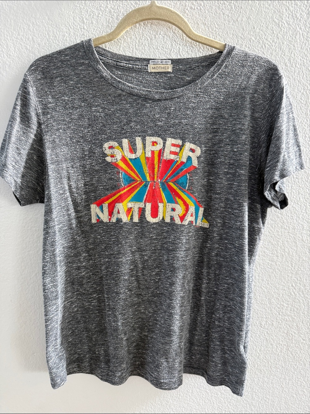 MOTHER The Little Goodie Goodie Graphic Tee in Supernatural Size Medium